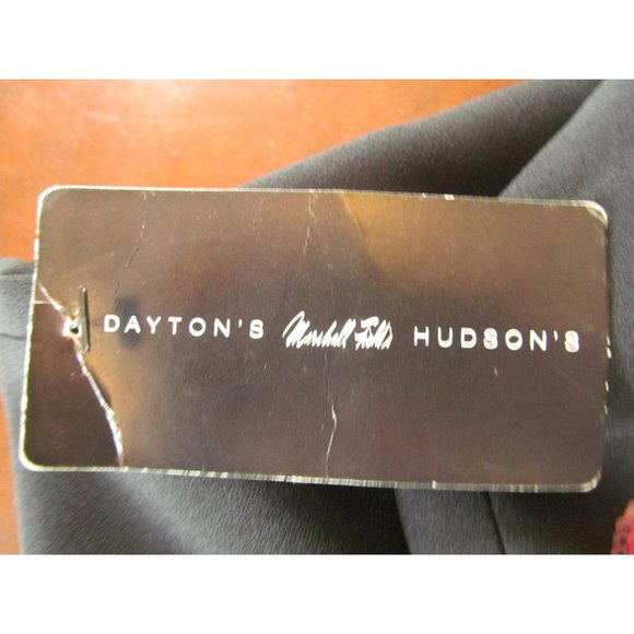 Vintage Virgo Petite Black w/Embroidered Neckline Cocktail Party Dress w/Tags 10 - Picture 9 of 9